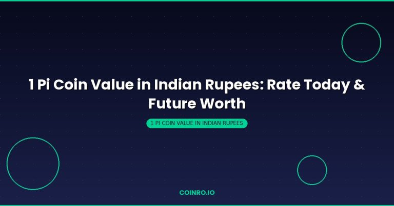 1 Pi Coin value in Indian Rupees INR today