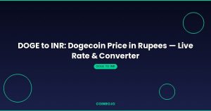 DOGE to INR Dogecoin Indian Rupee conversion rate