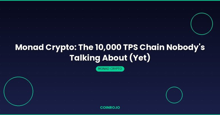 Monad crypto high performance EVM blockchain analysis