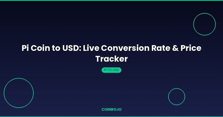 Pi Coin to USD live conversion rate and price tracker