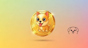 Baby Dogecoin price in INR, cartoon puppy meme coin with rupee accents